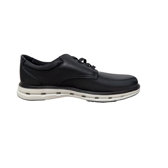 Lands\' End Mens Sport Oxford Shoes, size 11, NEW in box; Black faux leather main image 11